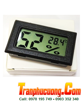 NhietKe-V2; Nhiệt kế MÔI TRƯỜNG _ Nhiệt kế mini V2 màn hình điện tử LCD, đo nhiệt độ và độ ẩm môi trường | HÀNG CÓ SẲN