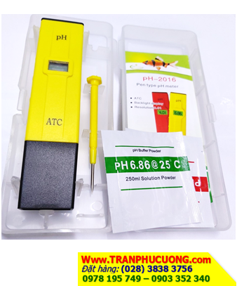 Dụng cụ đo pH _Bút đo pH; Bút đo ATC pH-2016 Pocket Sized pH Meter (pH Tester) | Bảo hành 1tháng| HẾT HÀNG