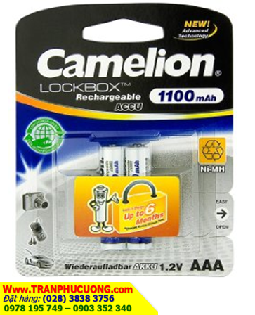 Camelion NH-AAA1100LBP2; Pin sạc AAA 1.2v Camelion NH-AAA1100LBP2 (AAA1100mAh) _Vỉ 2viên