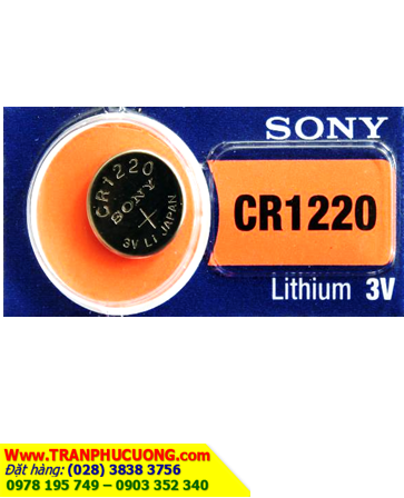 Pin đồng tiền 3v lithium Sony CR1220 chính hãng | còn hàng
