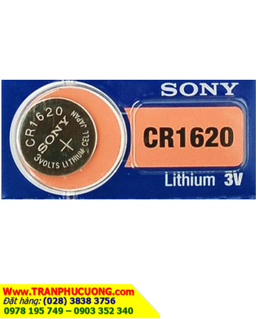 Pin đồng tiền 3V lithium Sony CR1620 chính hãng | còn hàng