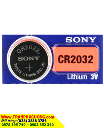 Pin CR2032 _Pin Sony CR2032; Pin 3v lithium Sony CR2032 chính hãng _Made in Indonesia _viên