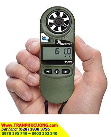 Máy đo vi khí hậu trong Săn bắn-Câu Cá Kestrel 3500NV Pocket Weather Meter with Night Vision chính hãng Made in USA| ĐẶT HÀNG