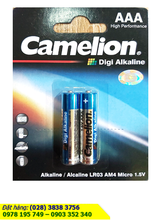 Pin Camelion R03, UM4; Pin AAA 1.5v Camelion R03, UM4 Heavy Duty _ Vỉ 2viên
