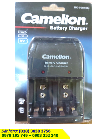 Camelion BC-0904SM _Máy sạc chậm canh giờ (Mỗi lần sạc được 2-4 pin AA,AAA,9v các hãng Pin), canh giờ rút điện