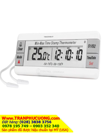 Traceable 4307; Nhiệt kế -50°C đến 70°C  _Traceable 4307 Dual Traceable Thermometer (Đã hiệu chuẩn tại Mỹ) | HÀNG CÓ SẲN