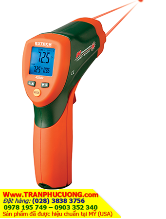 Extech 42509; Nhiệt kế hồng ngoại -20°C đến 510°C _ Extech 42509 Dual Laser IR Thermometer with Color Alert chính hãng| ĐẶT HÀNG