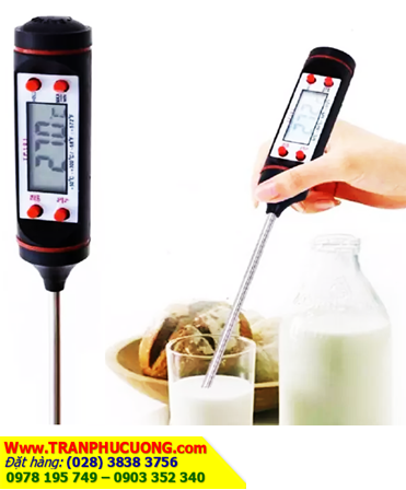Nhiệt kế Thực phẩm -50°C đến 300°C _Nhiệt kế Que thăm nhiệt TP-101 màn hình LCD điện tử | Bảo hành 1 tháng