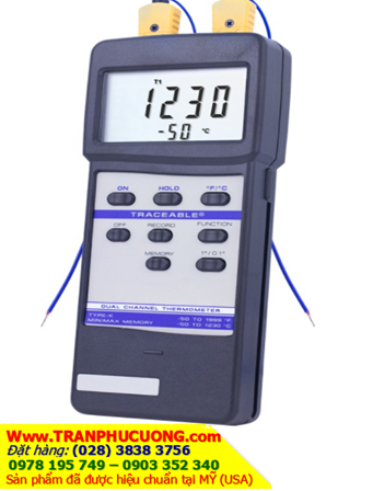 Traceable 4029; Nhiệt kế –50°C đến 1230°C _Traceable 4029 Dual-Channel Traceable Thermometer |HẾT HÀNG- ĐẶT HÀNG