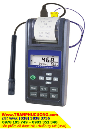 Traceable 4181; Máy đo độ ẩm 10%rH đến 95%rH _4181 Printing Traceable Hygrometer/Thermometer| HÀNG CÓ SẲN