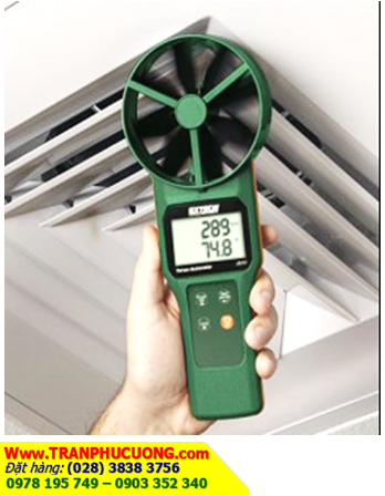 EXTECH AN300; Phong kế đo Tốc độ gió, Lưu lượng khí, Nhiệt độ _EXTECH AN300 Large Vane CFM/CMM Thermo-Anemometer