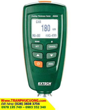 EXTECH CG204; Máy đo độ dày lớp phủ 0-1250μm,0-250μm, 0-49mils, 0-49mils _Extech CG204 Coating Thickness Tester | Đặt hàng