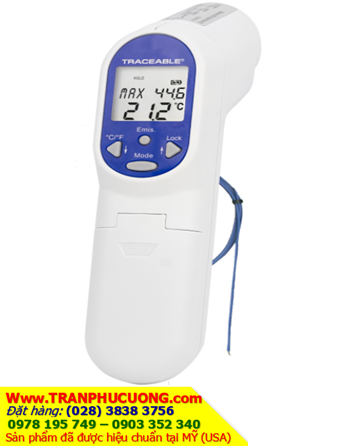 4482 Traceable® Infrared Thermometer w/ Type-K Probe with Infrared: –76 to 932°F (–60 to 500°C)