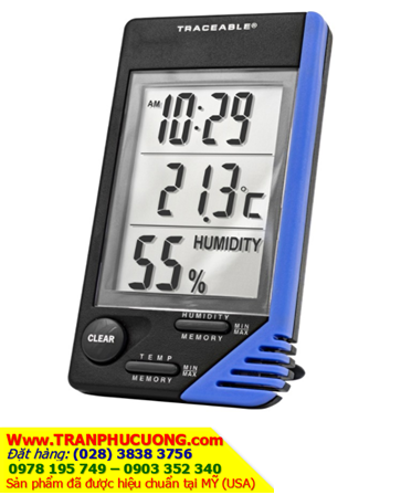 4040 Traceable® Thermometer/Clock/Humidity Monitor