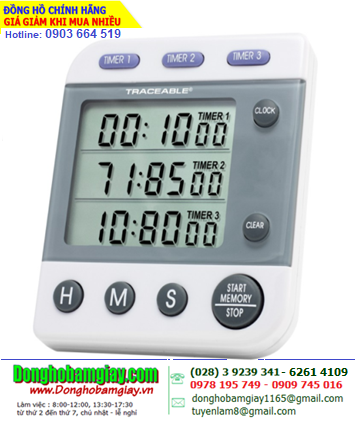 Control 5008 Traceable® Three-Line Alarm Timer (CONTROL-USA) |Available in stock for shipping