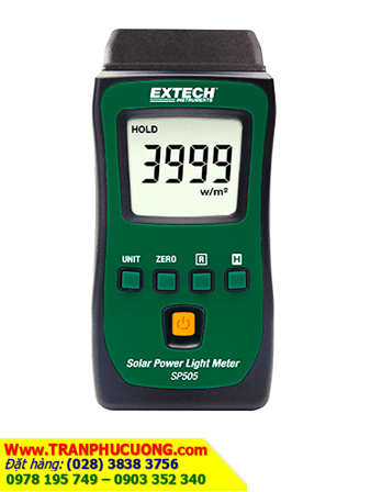 EXTECH SP505; MÁY ĐO NĂNG LƯỢNG MẶT TRỜI _EXTECH SP505: Pocket Solar Power Meter | ĐẶT HÀNG