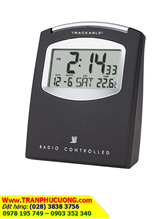 Traceable 5125; Đồng hồ RADIO hiển thị Thời gian-Nhiệt độ _Traceable 5125 Radio-Controlled Traceable Clock |HÀNG CÓ SẲN