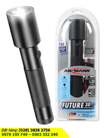 ANSMAN FUTURE 3D; Đèn pin siêu sáng Ansmann Future 3D Plus ới 160 Lumens chiếu xa 220m | HÀNG CÓ SẲN