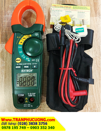 EXTECH EX720; Đồng hồ đo điện Ampe Kìm EX720 - 800A AC Clamp Meter (AC Current, True RMS, and Temperature) _Giá đang KHUYẾN MÃI