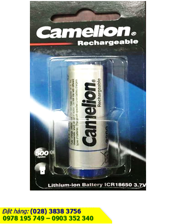 Pin sạc 3.7v Camelion ICR18650 - 2200mAh Lithium Li-ion sử dụng cho Đèn pin siêu sáng & thiết bị điện|