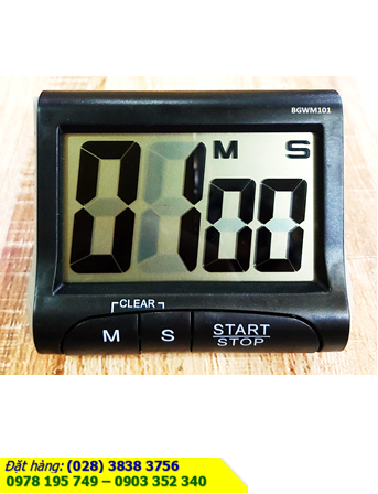 Timer BGWM101, Đồng hồ Hẹn giờ đếm Lùi-đếm Tiến CS 100phút BGWM101 Electronic Memory Timer-Clock (Bảo hành 01 tháng)