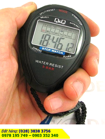 HS46J001Y, Đồng hồ bấm giờ bấm giây Q&Q HS46J001Y chính hãng Q&Q Japan (Tập đoàn Citizen _Nhật) |TẠM HẾT HÀNG
