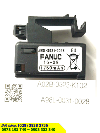 FANUC A98L-0031-0028 _Pin nuôi nguồn CNC FANUC A98L-0031-0028 lithium 3.0v _Made in japan | CÒN HÀNG