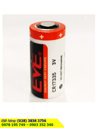 EVE CR17335; Pin nuôi nguồn EVE CR17335 lithium 3.0v (17mmx33.5mm) 2/3A 1500mAh chính hãng