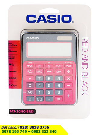 Casio MS-20NC-BRD, Máy tính tiền Casio MS-20NC-BRD loại 12 số DIgits| CÒN HÀNG