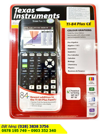 Texas Instruments Ti-84Plus CE, Máy tính khoa học Lập trình Vẽ Đồ Thị Texas Instruments Ti-84Plus CE |MẪU MỚI-HÀNG CÓ SẲN