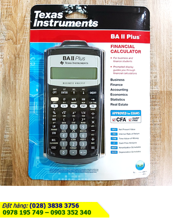 Texas Instruments BA II PLUS, Máy tính Tài chánh Texas Instruments BAII PLUS thi CFA (MẪU MỚI-CÒN HÀNG)