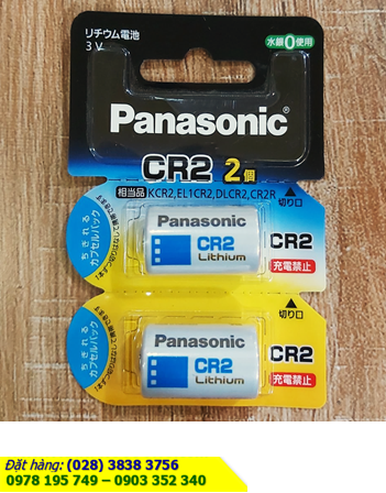 Pin CR-2W, CR15H270; Pin CR-2W; Pin CR15H270; Pin Panasonic CR-2W Nội địa Nhật_Vỉ 2viên
