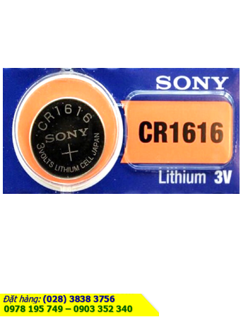 Pin đồng tiền 3v lithium Sony CR1616 chính hãng | còn hàng