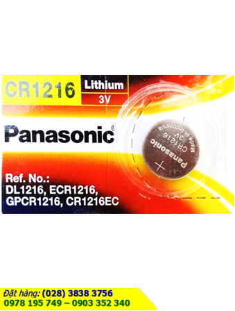 Pin CR1216 Pin Panasonic CR1216; Pin 3v lithium Panasonic CR1216 _Made in Indonesia _1viên