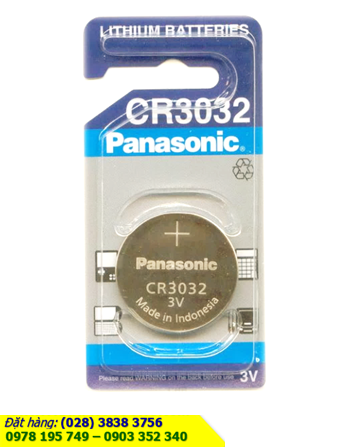 Pin CR3032 Pin Panasonic CR3032; Pin 3v lithium Panasonic CR3032 _Vỉ 1viên