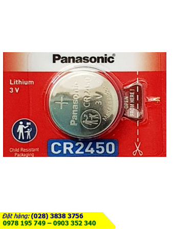 Panasonic CR2450 - Pin 3v lithium Panasonic CR2450 chính hãng Made in Indonesia| Còn hàng