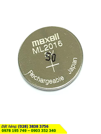 Pin sạc 3v lithium Maxell ML2016 chính hãng | còn hàng