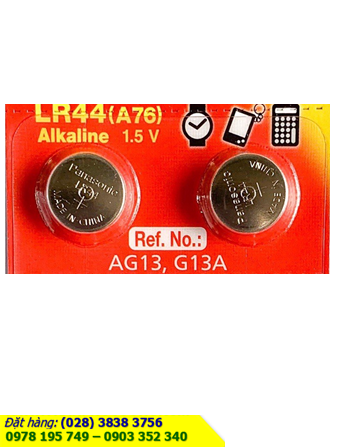 Pin A76 LR44 357 _Pin cúc áo 1.5v Alkaline Panasonic A76 LR44 357 chính hãng