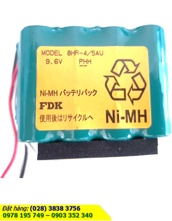 Pin sạc FDK HR-4/5AU, Pin sạc NiMh FDK HR-4/5AU, Pin nuôi nguồn PLC FDK HR-4/5AU (9.6v-2200mAh) chính hãng