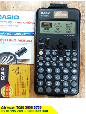 Casio Fx-880BTG ClassWiz, Máy tính học sinh mang vào phòng thi Casio Fx-880BTG ClassWiz chính hãng
