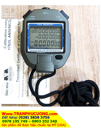 TRACEABLE 1052_Đồng hồ bấm giây 300 Laps - 1052 Traceable® 300-Memory Stopwatch_Đã đươc hiệu chuẩn tại Mỹ/ CÒN HÀNG SẴN