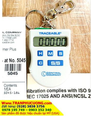 Traceable 5045_Đồng hồ bấm giây đếm lùi - đếm tiến 5045 Traceable® Digital Timer Plus_Đã được hiệu chuân tại Mỹ (USA)| HÀNG CÓ SẲN