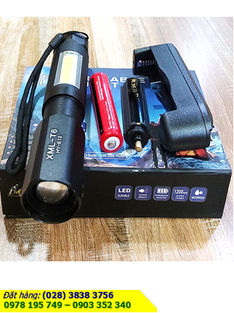 Ultrafire HY-E12; Đèn pin siêu sáng Ultrafire HY-E12 (XML-T6) bóng CREELED Made in Thailand| Bảo hành 3 tháng
