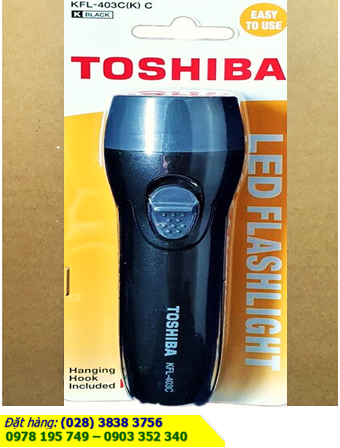 Toshiba KFL-403C (Vỏ màu ĐEN); Đèn pin bóng LED Toshiba KFL-403C /- Chip LED sản xuất tại Nhật bản
