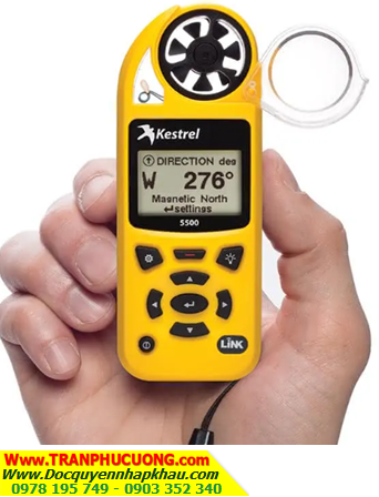 Kestrel 5500-LINK, Máy đo vi khí hậu & Quan trắc thời tiết Kestrel 5500 Weather Meter with LINK Vane Mount (Xuất xứ USA) | CÒN HÀNG
