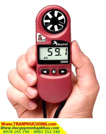Kestrel 3000 _Máy đo vi khí hậu & Quan trắc thời tiết Kestrel 3000 Wind Meter (Xuất xứ USA) |CÒN HÀNG