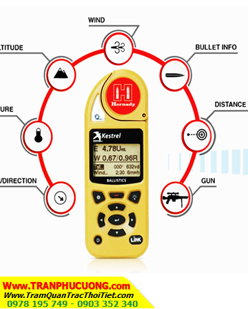 Kestrel 5700 Ballistics, Máy đo vi khí hậu Kestrel 5700 Ballistics Weather Meter with Hornady 4DOF dùng trong Chữa Cháy và Quân đội