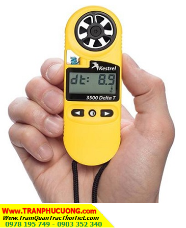 Máy đo vi khí hậu trong Nghiên Cứu và Giáo Dục Kestrel Meter 3500 DT Meter [HSX: Kestrel Meter, Nielsen-Kellerman made in USA] / hàng có sẳn