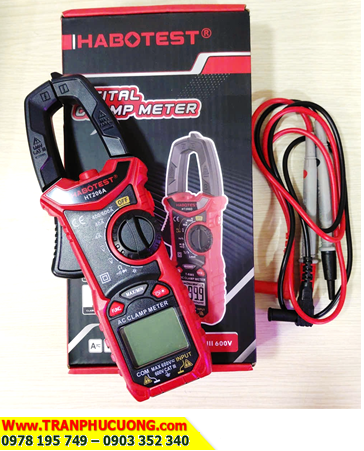 HABOTEST HT206A _Ampe Kìm đo dòng điện AC 600A Digitel Clamp Meter _Bảo hành 3 tháng | HÀNG CÓ SẲN