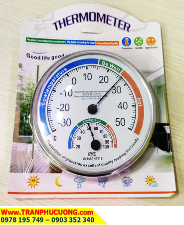 TH101B, Nhiệt Ẩm Kế TH-101B Indoor Thermometer and Hygrometer dùng cho Gia Đình, Văn phòng